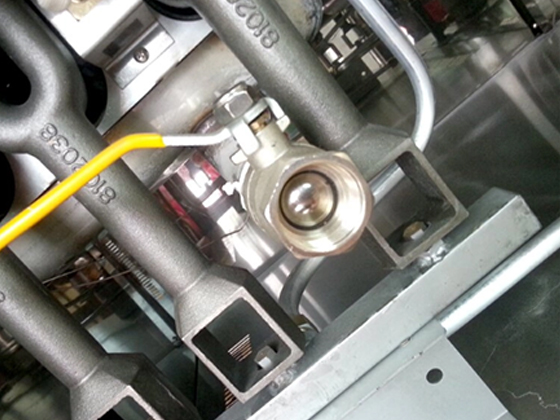 1 tank gas deep fryer with Minisit valve---GF-775