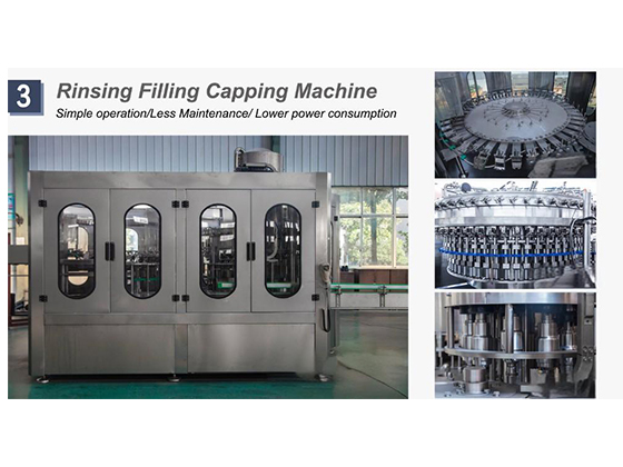 Bottled water filling machine for carbonated drink RCGF-24-24-8
