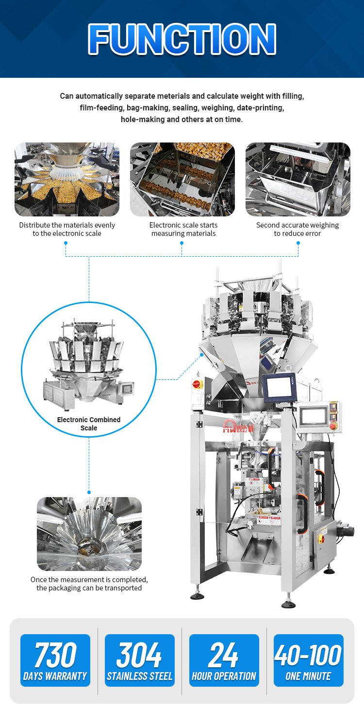 OMW-FL420 Head Multihead Weighing Packing Machine