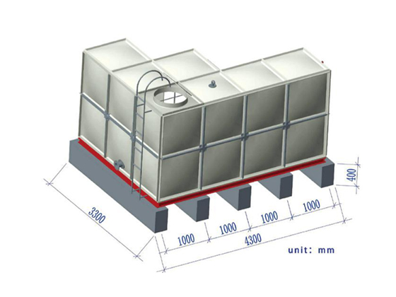 FRP Water tank 160m³