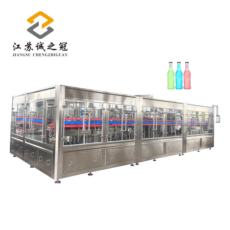 Glass bottle filling machine