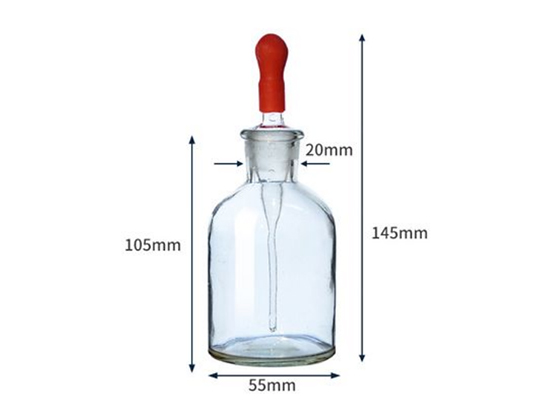 White dropper bottle
