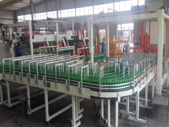Bottle divider with table 
