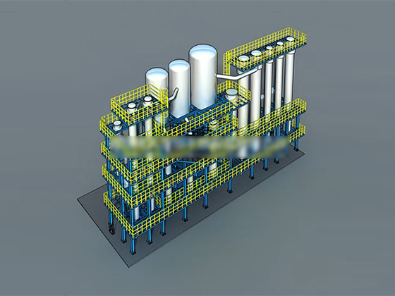 Sodium gluconate evaporation crystallizer