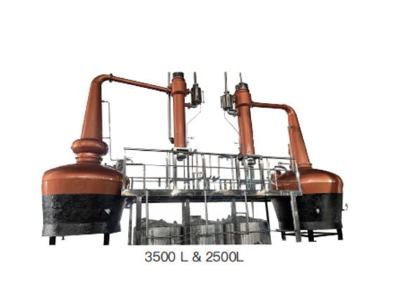 Whisky Pot Still---3500 L & 2500L