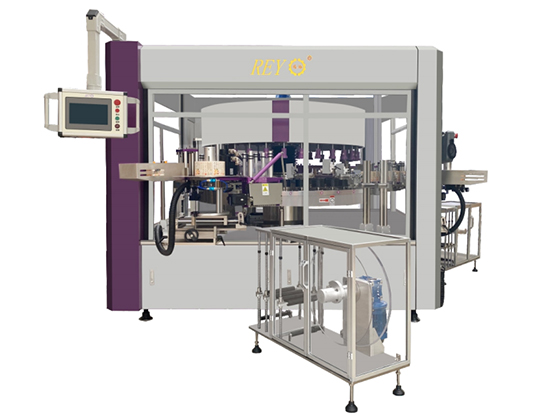 Automatic high-speed rotary positioning self-adhesive labeling machine---RYRS-824C-2