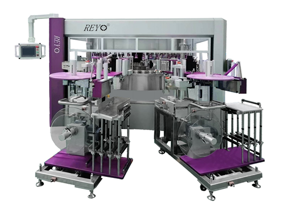 Full automatic rotary high-speed visual inspection full servo positioning self-adhesive labeling machine---RYRS-848C-4