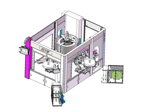 Automatic high-speed rotary positioning self-adhesive labeling machine---RYRS-824C-2