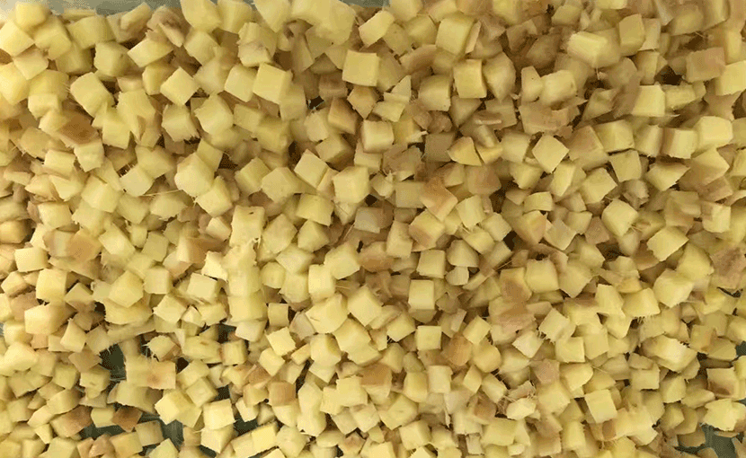 Fruit and vegetable dicing machine