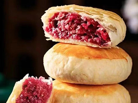 Automatic Pastry Machine Traditional Chinese Puff Pastry Forming Production Line 