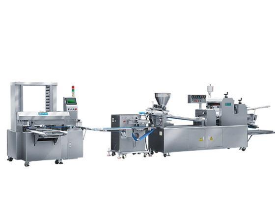 Automatic Pastry Machine Traditional Chinese Puff Pastry Forming Production Line 