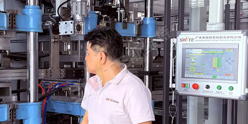 8575 four-station positive and negative pressure thermoforming machine---SWT-7585	