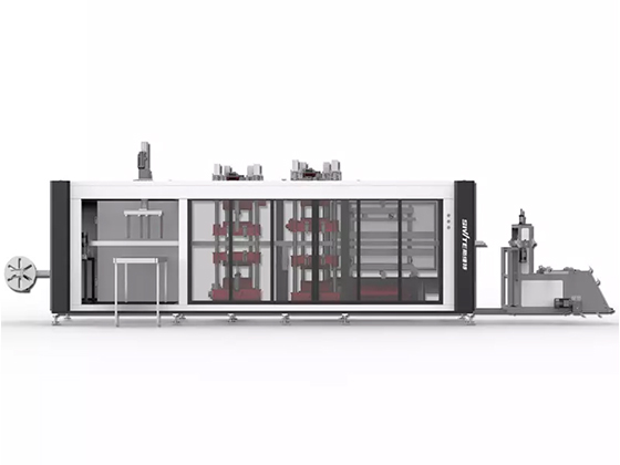 7695 three-station negative pressure thermoforming machine---SWT-7695