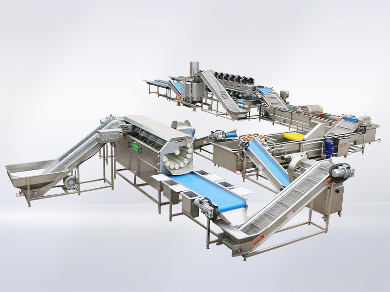 Automatic kimchi processing line