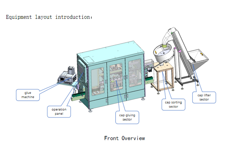 Aseptic carton capping equipment for 330ml/500ml/1L cardboard beverage cartons