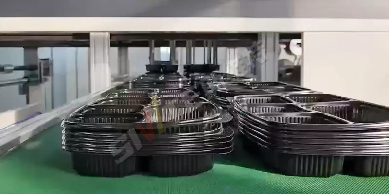 8575 four-station positive and negative pressure thermoforming machine---SWT-7585	