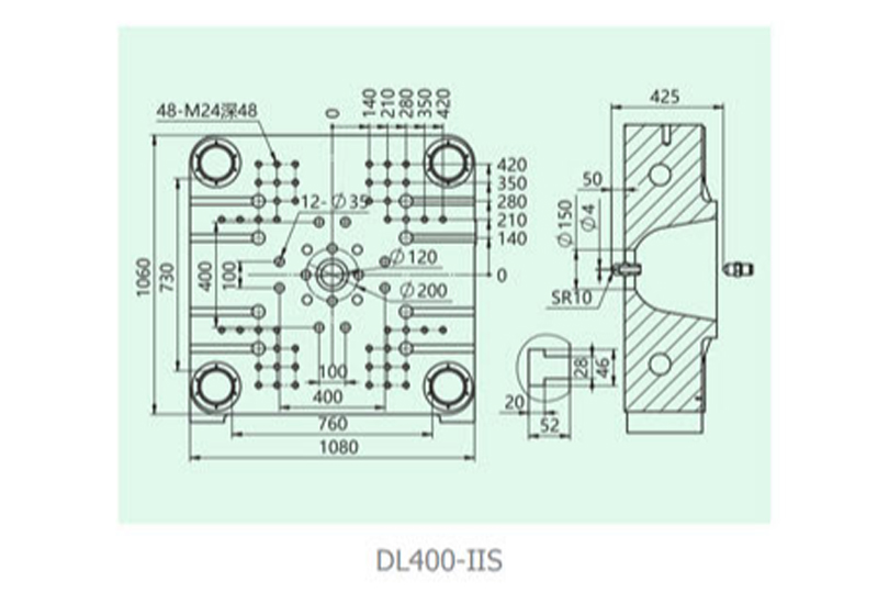 B3 series special injection ---DL400-IIS(V)/2900-PET	
