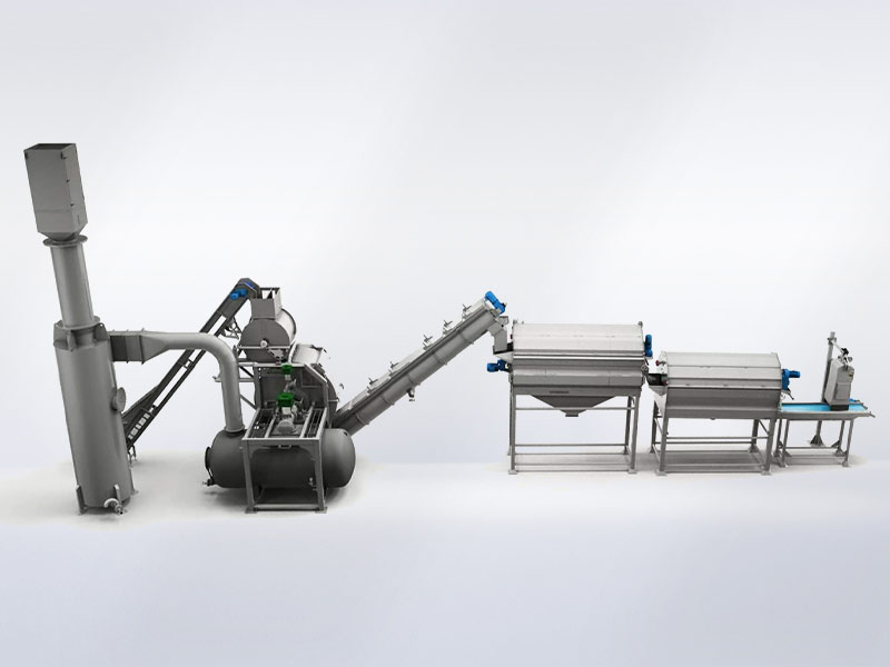 Intelligent automatic flash peeling machine Steam peeling machine