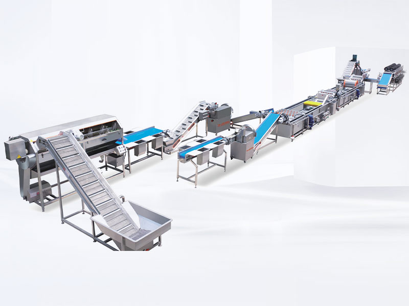 Pre-prepared food and clean vegetable processing line