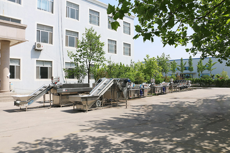 Automatic kimchi processing line
