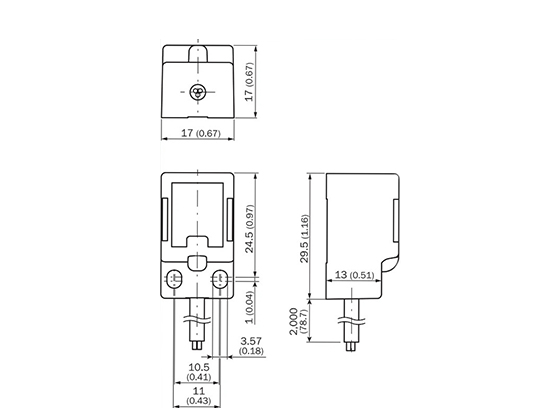 Inductive proximity sensors: IQE---IQE17-05NPOKW2S