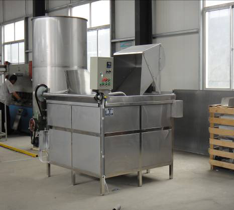 Peanut Deep Frying Pan Cashew Batch Frying Machine