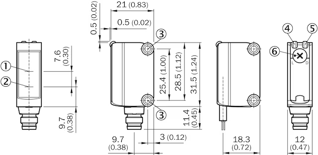 Photoelectric sensors:---G6 GTE6-N1212