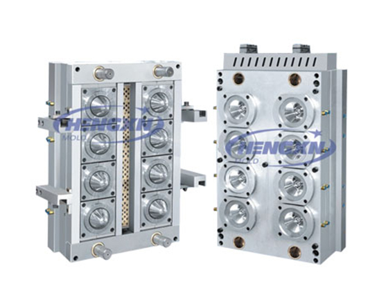 8 Cavities Pin-Valve PET Preform Mold With Hot Runner ---HX-1004