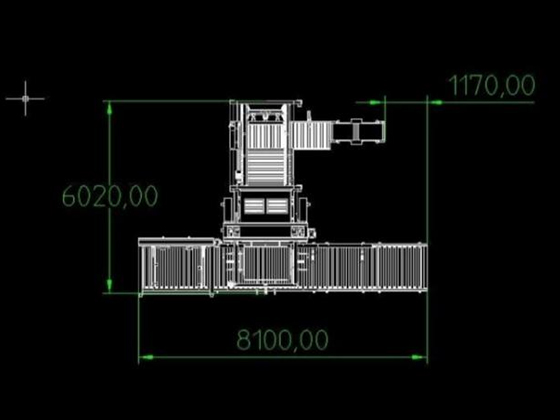 Single-channel palletizing machine
