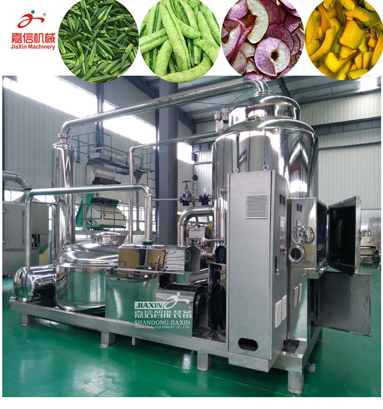 Fully automatic fruit and vegetable crisp vacuum low temperature frying machine