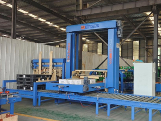 Single-channel palletizing machine