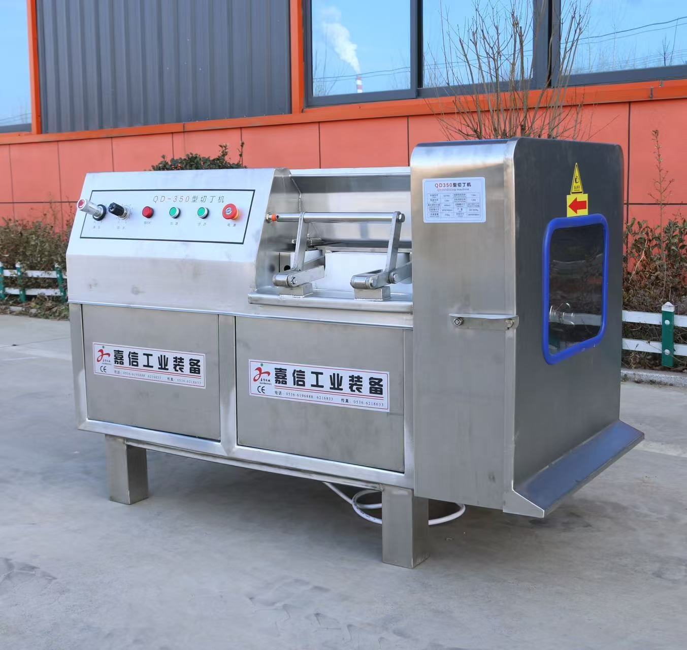 High-Speed Automatic Chicken Breast and Beef Cube Cutter Frozen Meat Dicer
