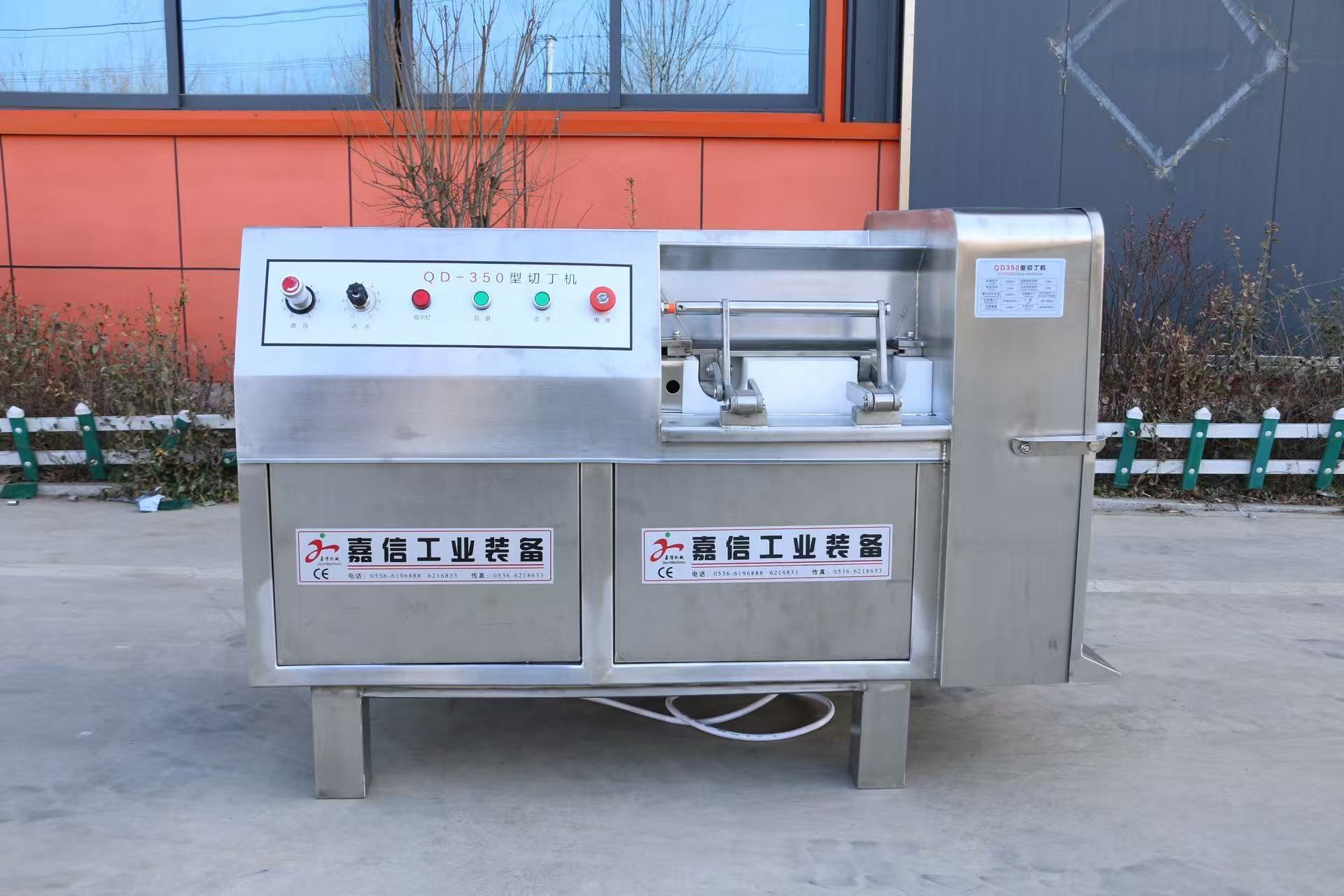 High-Speed Automatic Chicken Breast and Beef Cube Cutter Frozen Meat Dicer