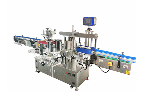 Flat bottle labeling machine 