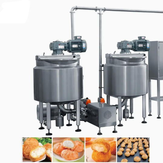 Automatic Cream Puff Mixing Machine Puff Pastry Making Machine