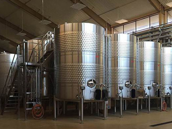 20-Cubic-Meter Wine Fermentation Tank with Miller Plate