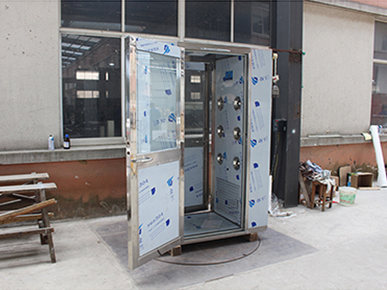 Stainless Steel Single-person Double-blow Air Shower (with Voice Function)