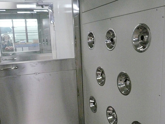 Stainless steel single-person single-blowing air shower room FLS-1A