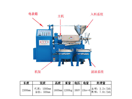 (Dual-Purpose: Raw & Roasted Material) Screw Oil Press Machine--- 6YL-131 