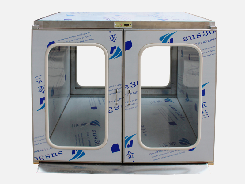Transfer window double door electronic interlock Stainless steel transfer box dust-free transfer