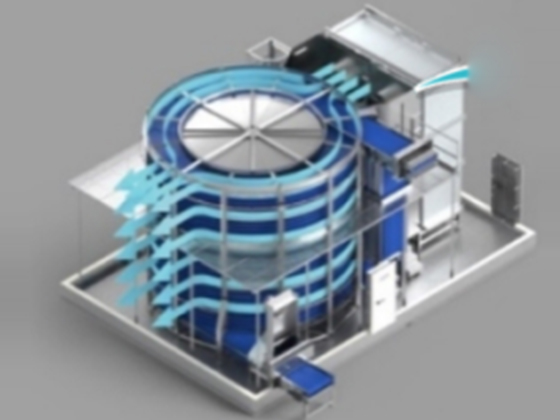 Low Energy Consumption Spiral Freezer 