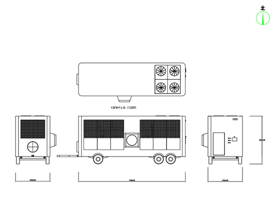 Mobile Grain Cooler---YDGW-FL120