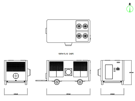 Mobile Grain Cooler---YDGW-FL40