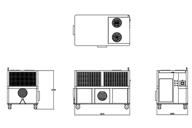 Mobile Grain Cooler---YDGW-FL10