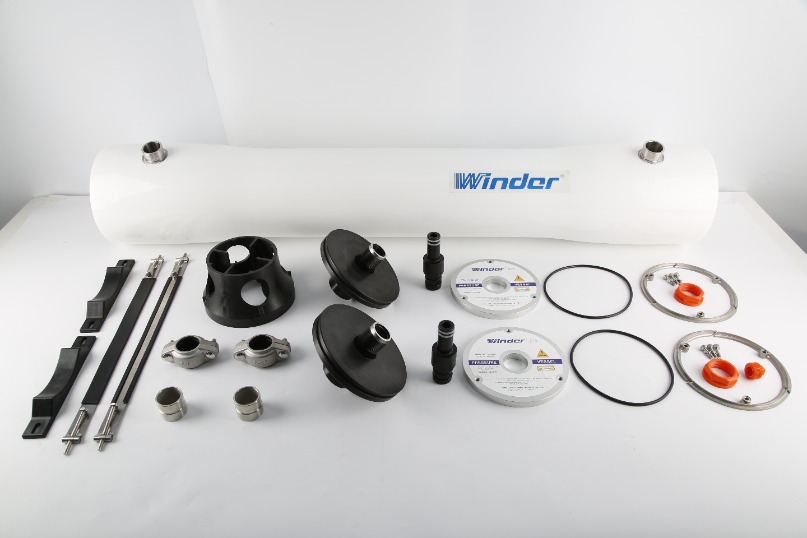 W80S600 8080-1 8-Inch Side-Port FRP Membrane Vessel Membrane Housing