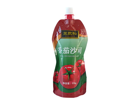 Gravure printing 250g ketchup spout bag