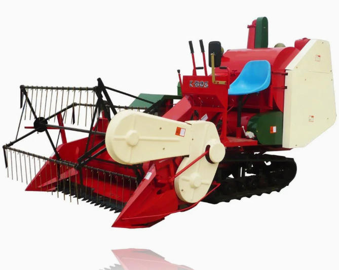 4LZ-1.6T Automated Grain Unloading Small Field Combine Harvester