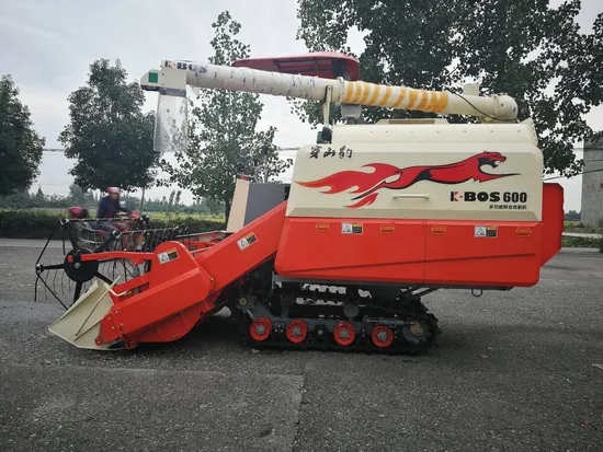 4LZ-1.6T Automated Grain Unloading Small Field Combine Harvester