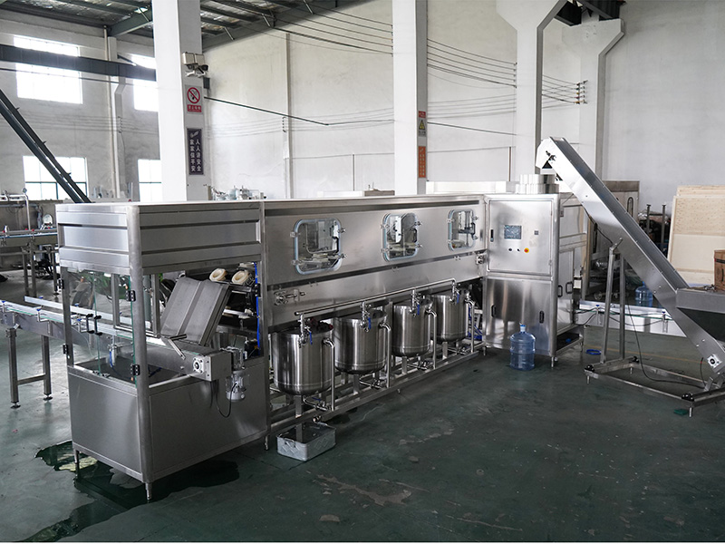 CGF-100 Fully Automatic 5 Gallon Water Bottles Washing Sealing Filling Machine