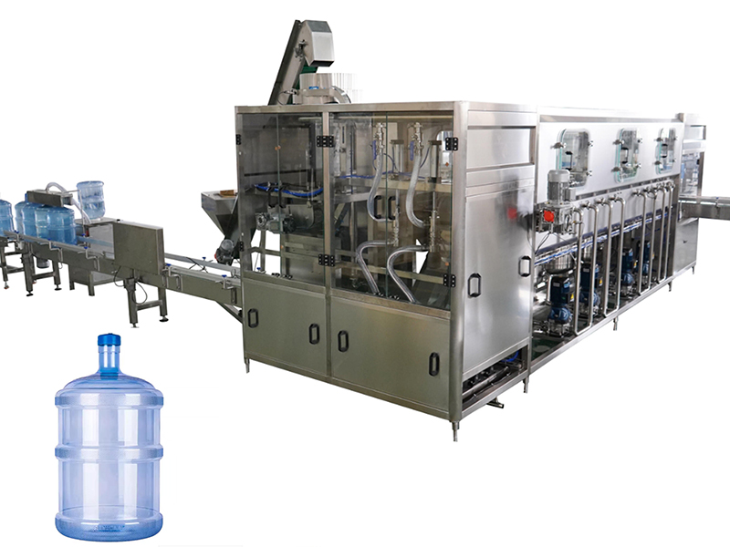 CGF-100 Fully Automatic 5 Gallon Water Bottles Washing Sealing Filling Machine